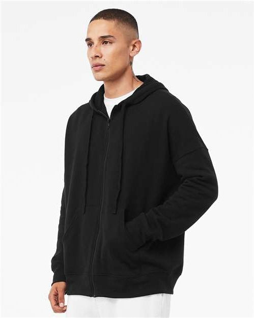 no-logo Bella+Canvas Sponge Fleece DTM Full-Zip Hoodie-Apparel-Bella&Canvas-Thread Logic