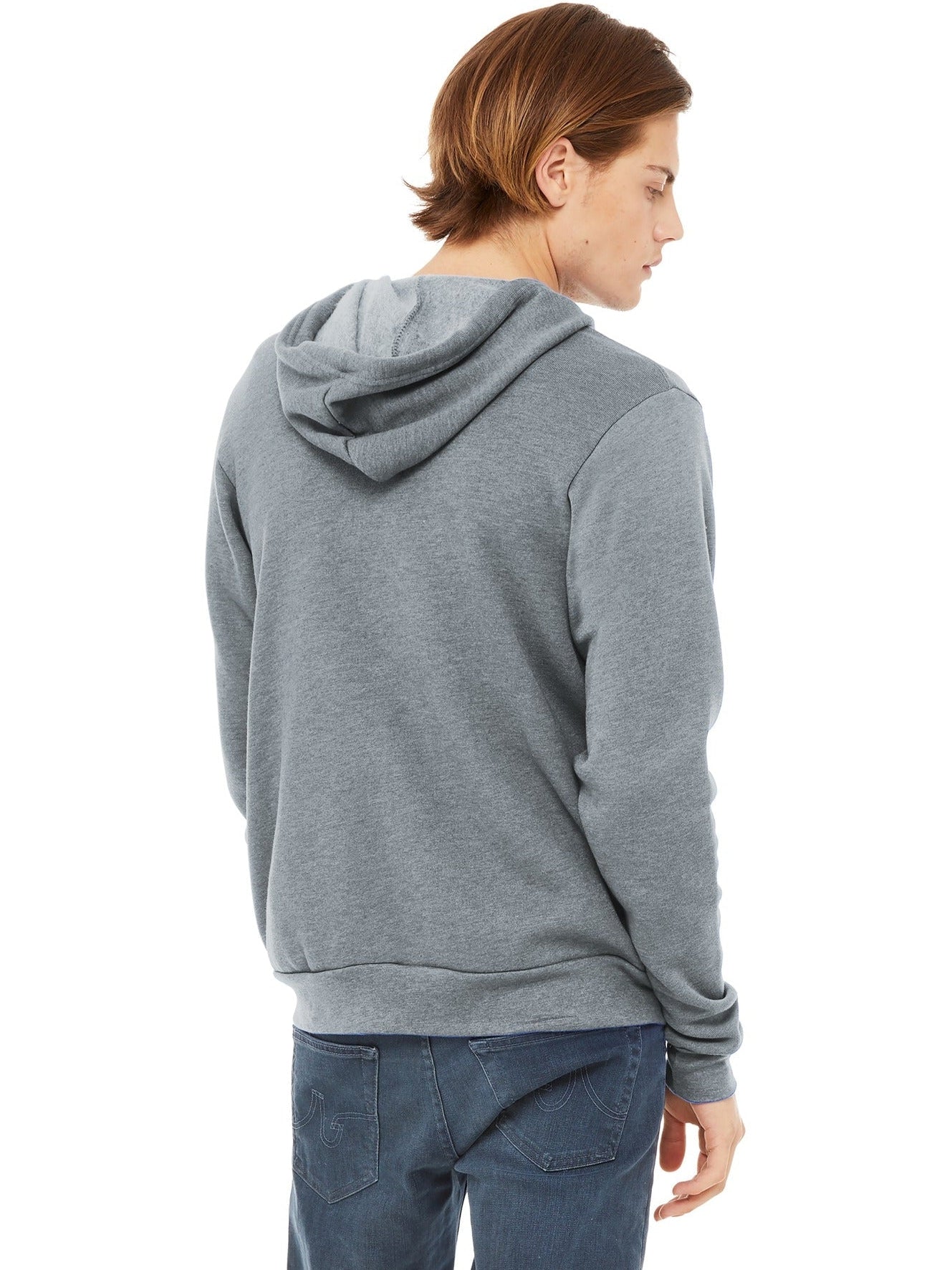 no-logo Bella+Canvas Sponge Fleece Full-Zip Hoodie-Regular-Bella&Canvas-Thread Logic