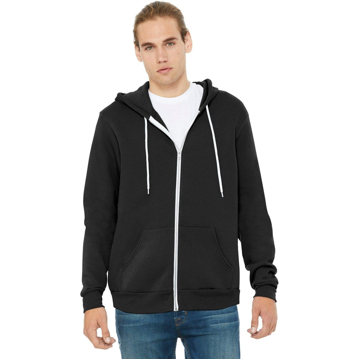 no-logo Bella+Canvas Sponge Fleece Full-Zip Hoodie-Regular-Bella&Canvas-Thread Logic