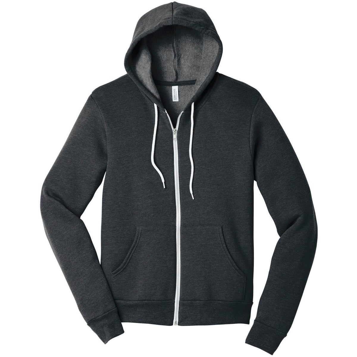 no-logo Bella+Canvas Sponge Fleece Full-Zip Hoodie