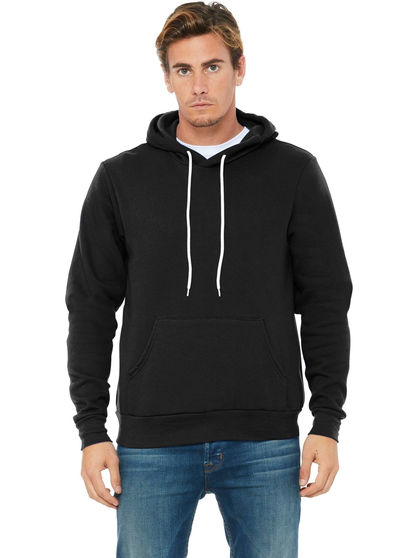 no-logo Bella+Canvas Sponge Fleece Pullover Hoodie-Regular-Bella&Canvas-Thread Logic