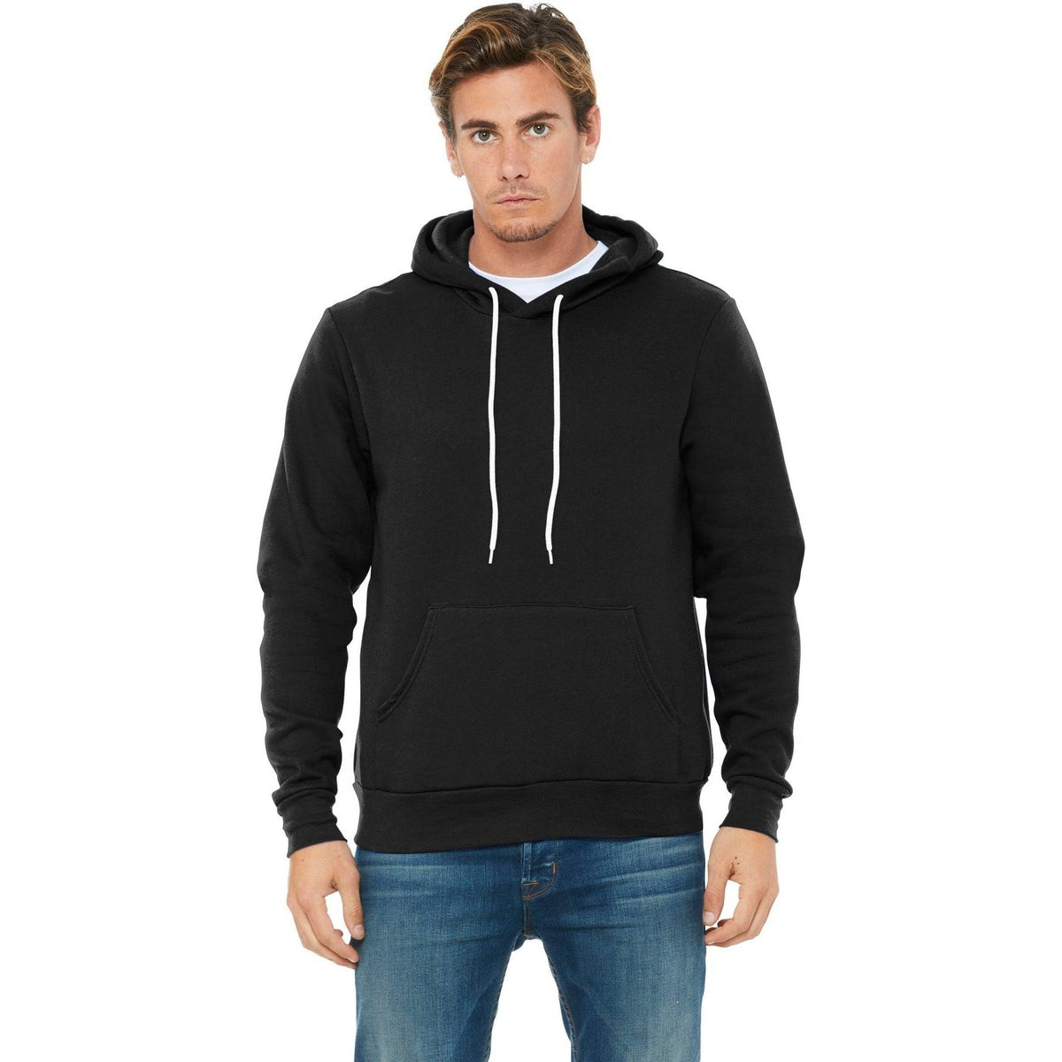 no-logo Bella+Canvas Sponge Fleece Pullover Hoodie-Regular-Bella&Canvas-Thread Logic