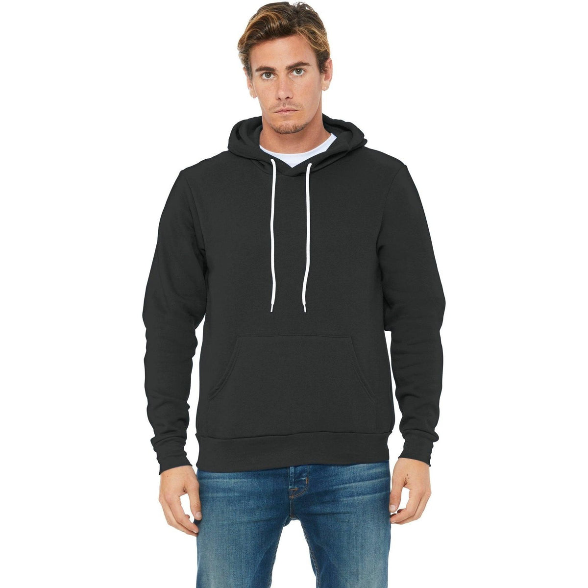 no-logo Bella+Canvas Sponge Fleece Pullover Hoodie-Regular-Bella&Canvas-Thread Logic
