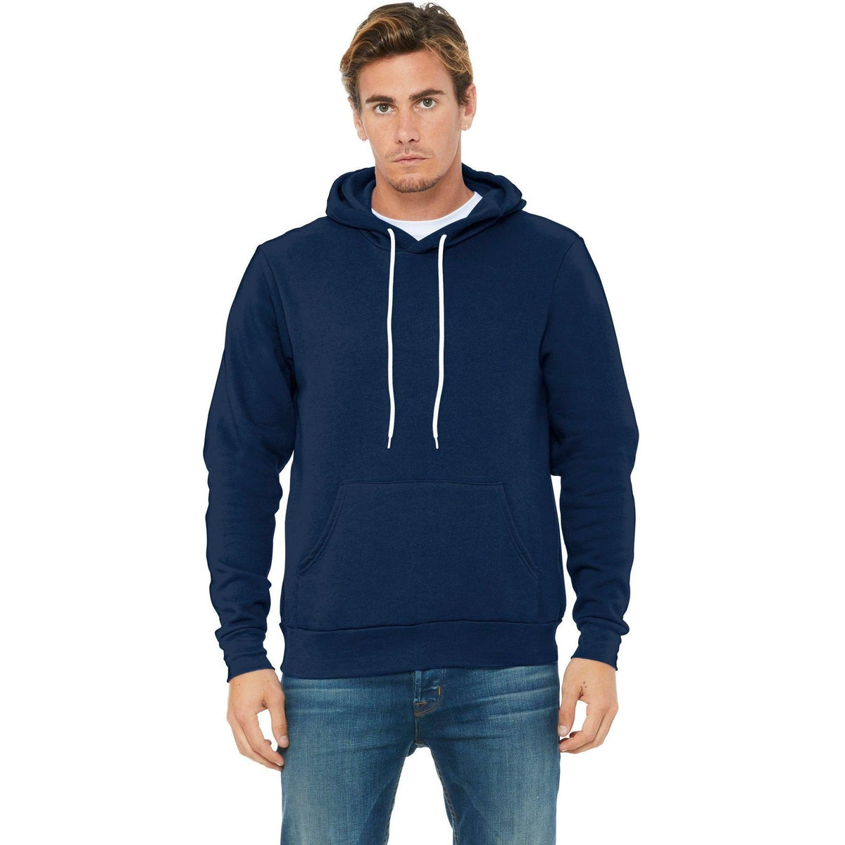 no-logo Bella+Canvas Sponge Fleece Pullover Hoodie-Regular-Bella&Canvas-Thread Logic