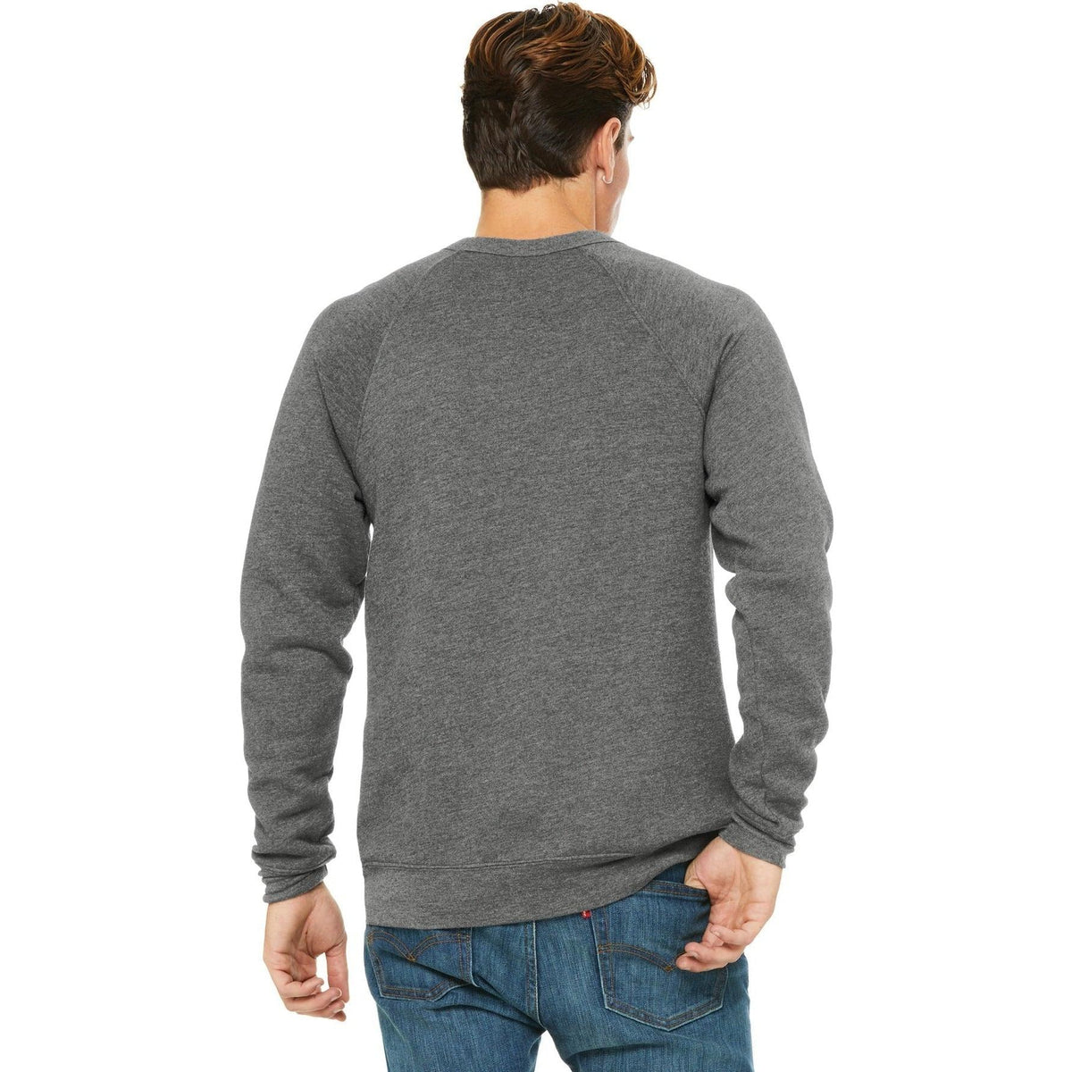 no-logo Bella+Canvas Sponge Fleece Raglan Sweatshirt-Regular-Bella&Canvas-Thread Logic