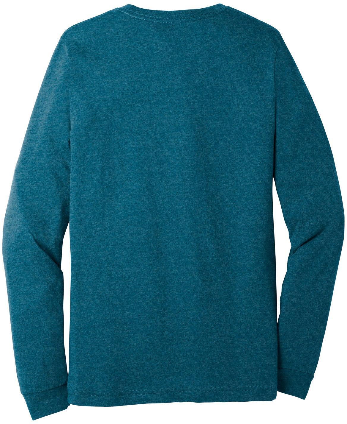 no-logo Bella+Canvas Unisex Heather CVC Long Sleeve Tee-Regular-Bella&Canvas-Thread Logic