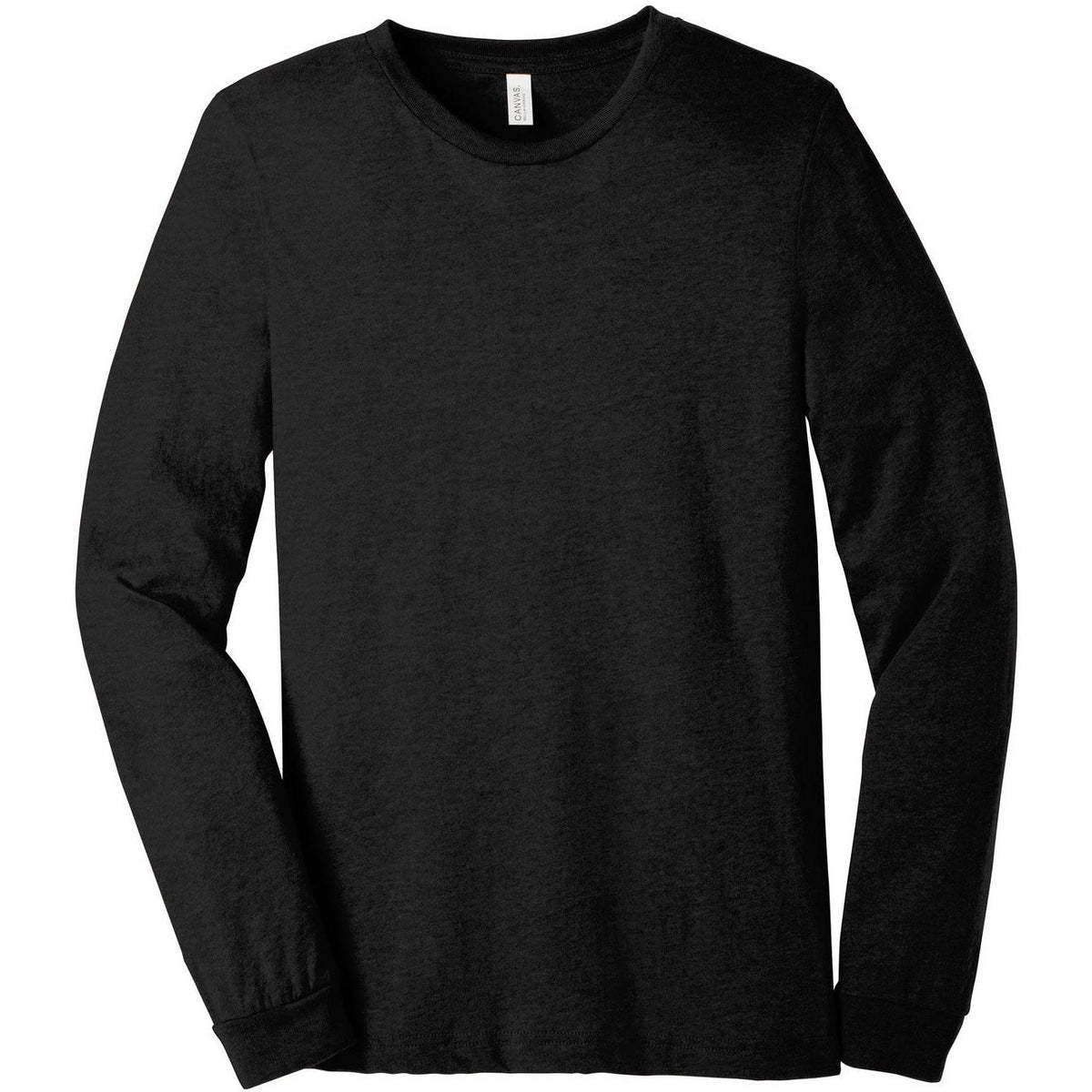 no-logo Bella+Canvas Unisex Heather CVC Long Sleeve Tee