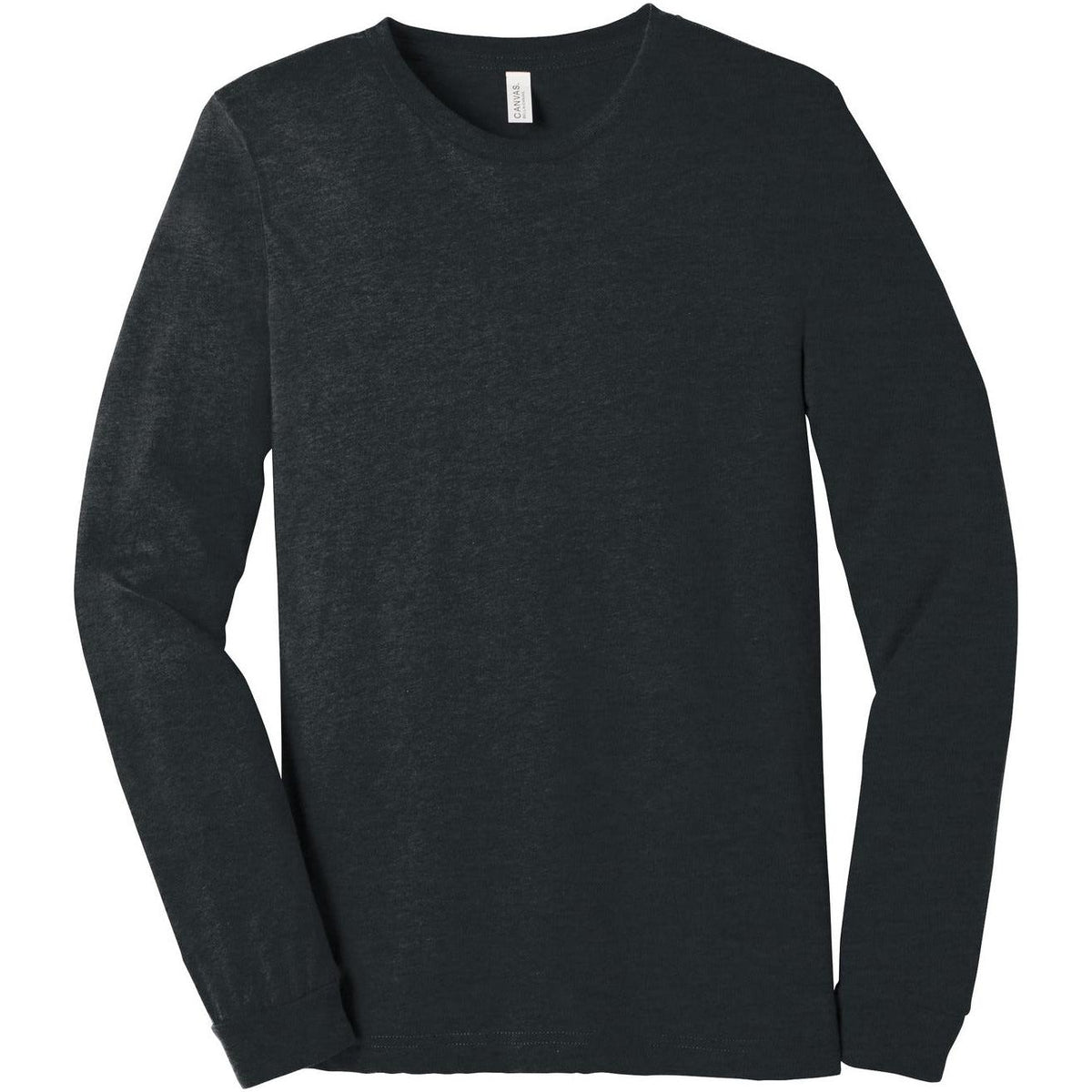 no-logo Bella+Canvas Unisex Heather CVC Long Sleeve Tee