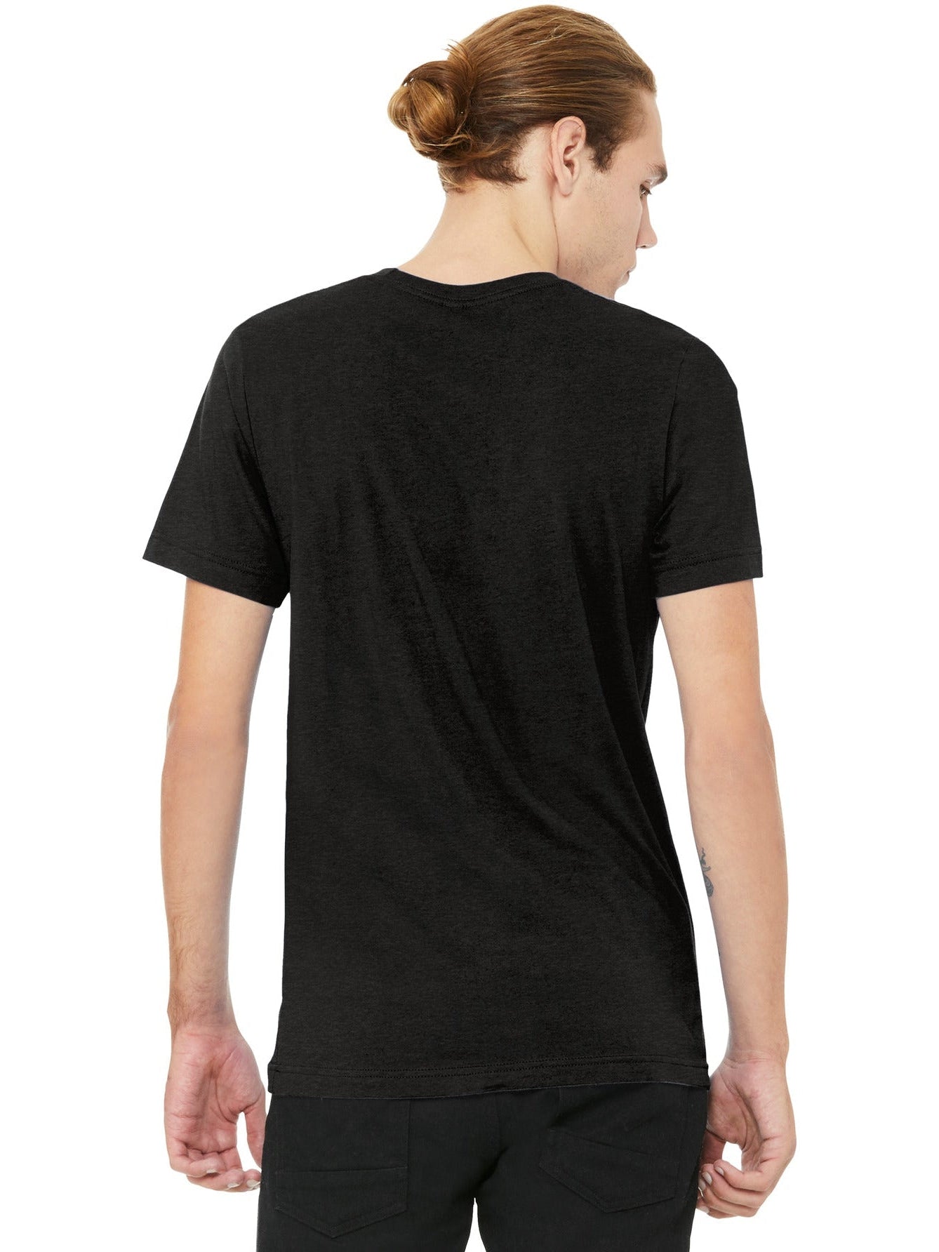 no-logo Bella+Canvas Unisex Heather CVC V-Neck Tee-Regular-Bella&Canvas-Thread Logic