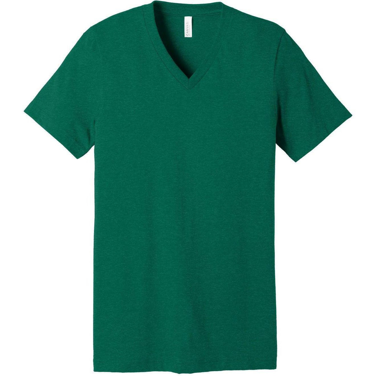 no-logo Bella+Canvas Unisex Heather CVC V-Neck Tee