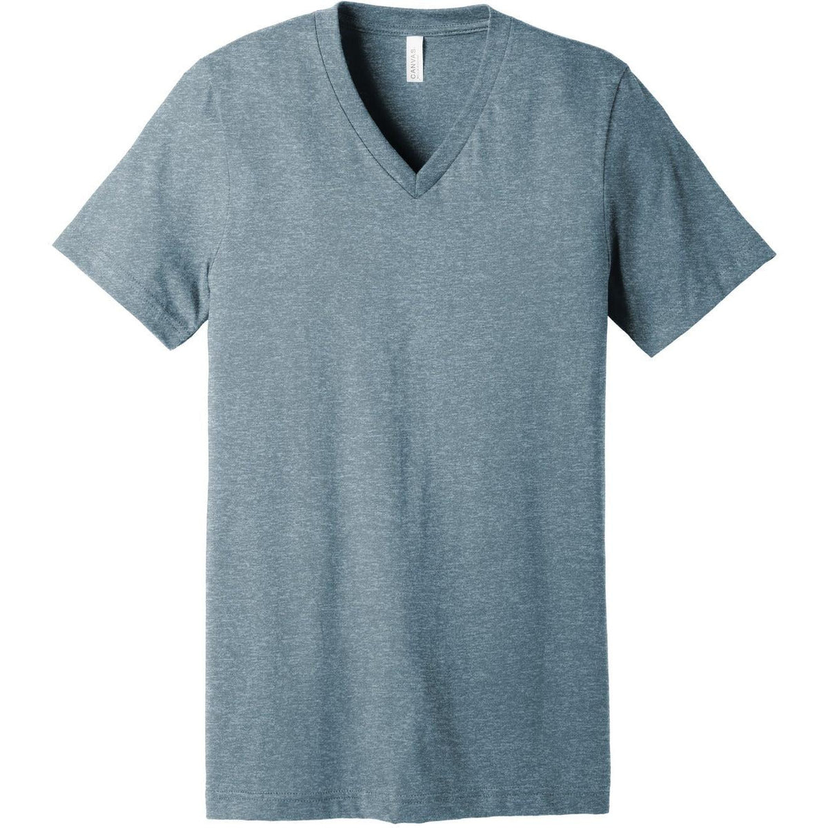 no-logo Bella+Canvas Unisex Heather CVC V-Neck Tee