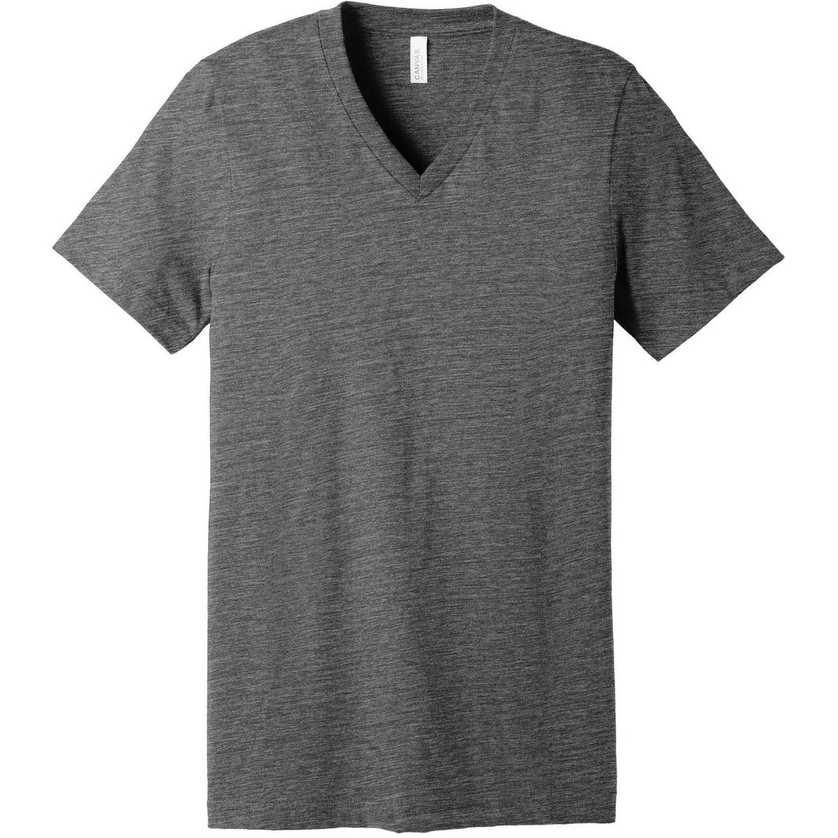 no-logo Bella+Canvas Unisex Textured Jersey V-Neck Tee
