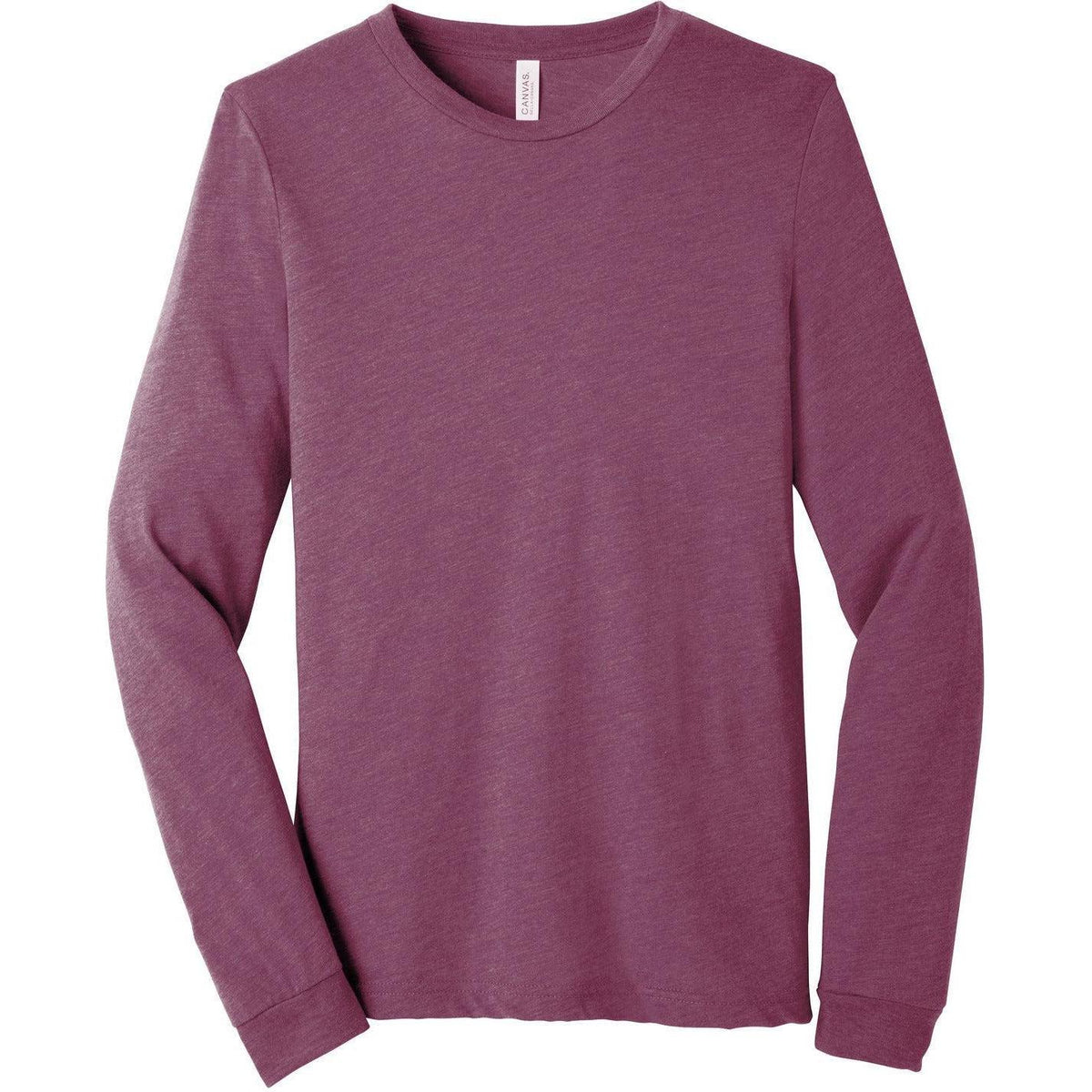 no-logo Bella+Canvas Unisex Triblend Long Sleeve Tee