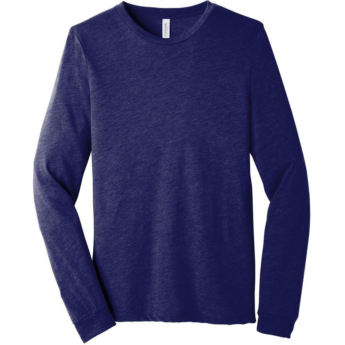 no-logo Bella+Canvas Unisex Triblend Long Sleeve Tee