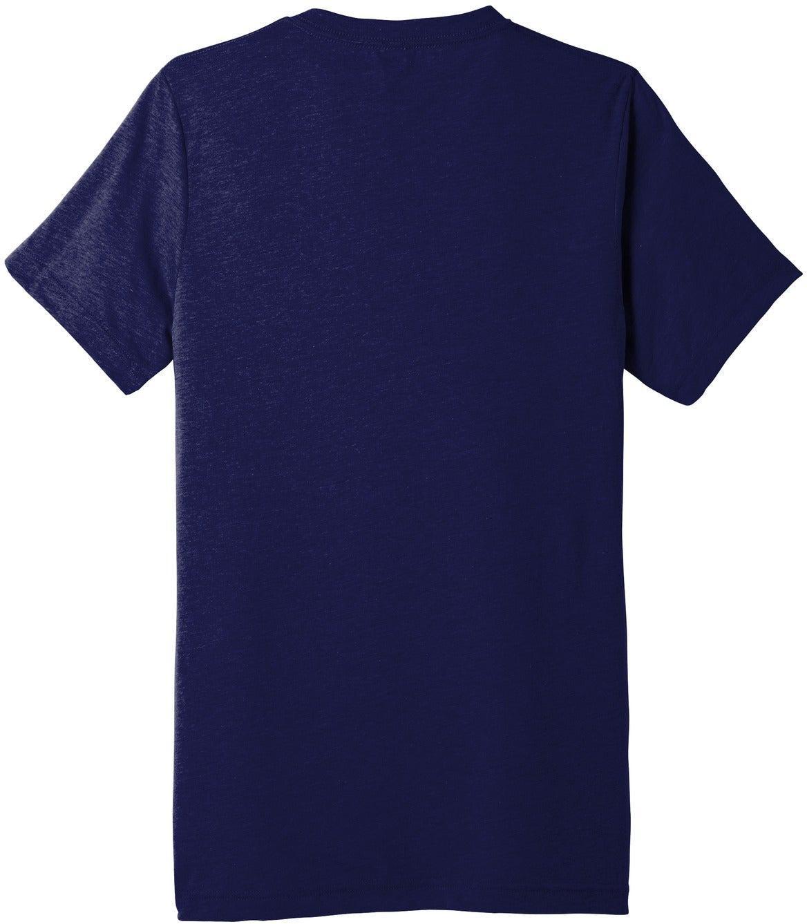 no-logo Bella+Canvas Unisex Triblend Short Sleeve V-Neck Tee-Regular-Bella&Canvas-Thread Logic