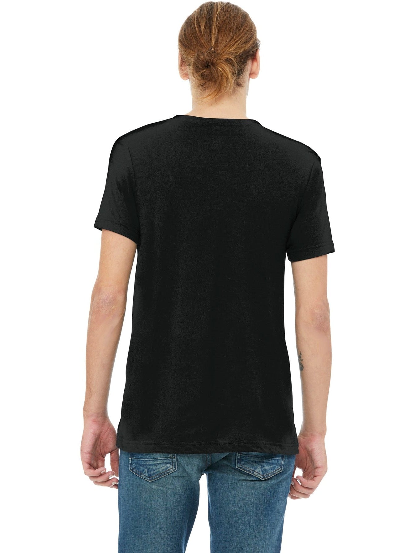 no-logo Bella+Canvas Unisex Triblend Short Sleeve V-Neck Tee-Regular-Bella&Canvas-Thread Logic