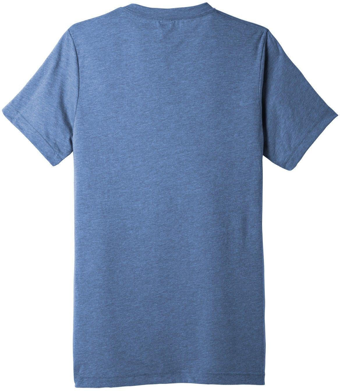 no-logo Bella+Canvas Unisex Triblend Short Sleeve V-Neck Tee-Regular-Bella&Canvas-Thread Logic