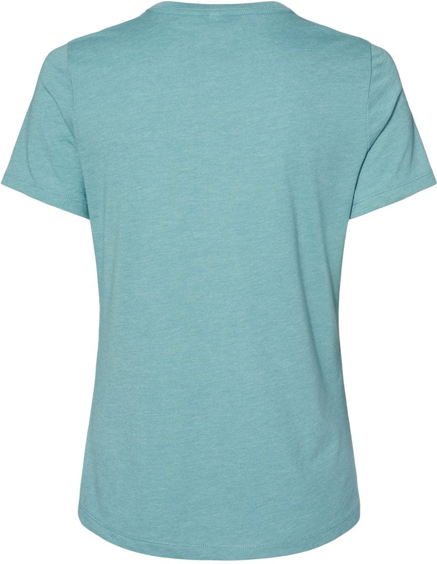 no-logo Bella+Canvas Women’s Relaxed Fit Heather CVC Tee-T-Shirts-Bella&Canvas-Thread Logic