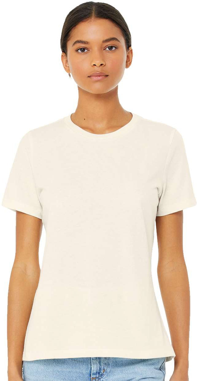 no-logo Bella+Canvas Women’s Relaxed Fit Heather CVC Tee-T-Shirts-Bella&Canvas-Thread Logic