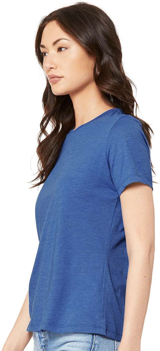 no-logo Bella+Canvas Women’s Relaxed Fit Heather CVC Tee-T-Shirts-Bella&Canvas-Thread Logic