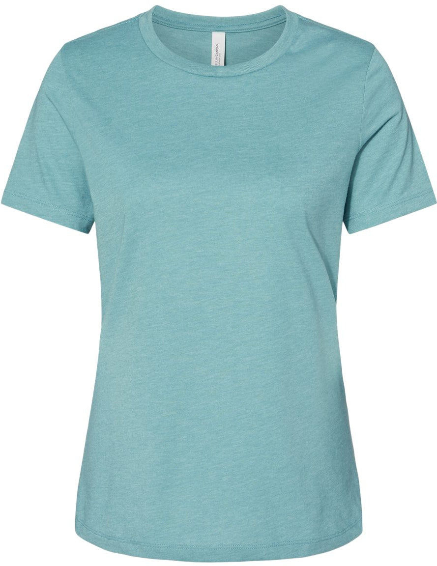Bella+Canvas Women’s Relaxed Fit Heather CVC Tee