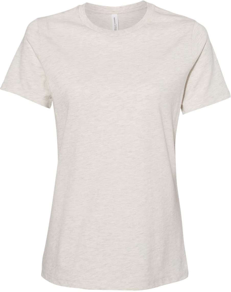 Bella+Canvas Women’s Relaxed Fit Heather CVC Tee