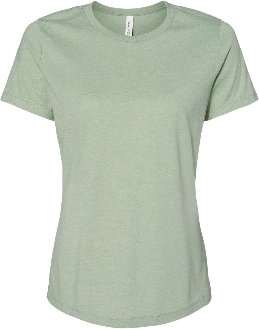 Bella+Canvas Women’s Relaxed Fit Heather CVC Tee