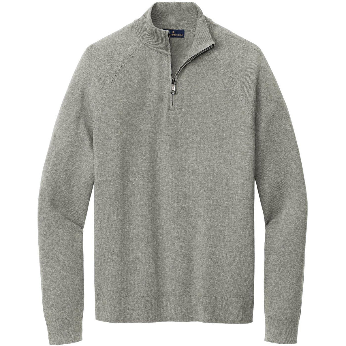 no-logo Brooks Brothers Cotton Stretch 1/4-Zip Sweater