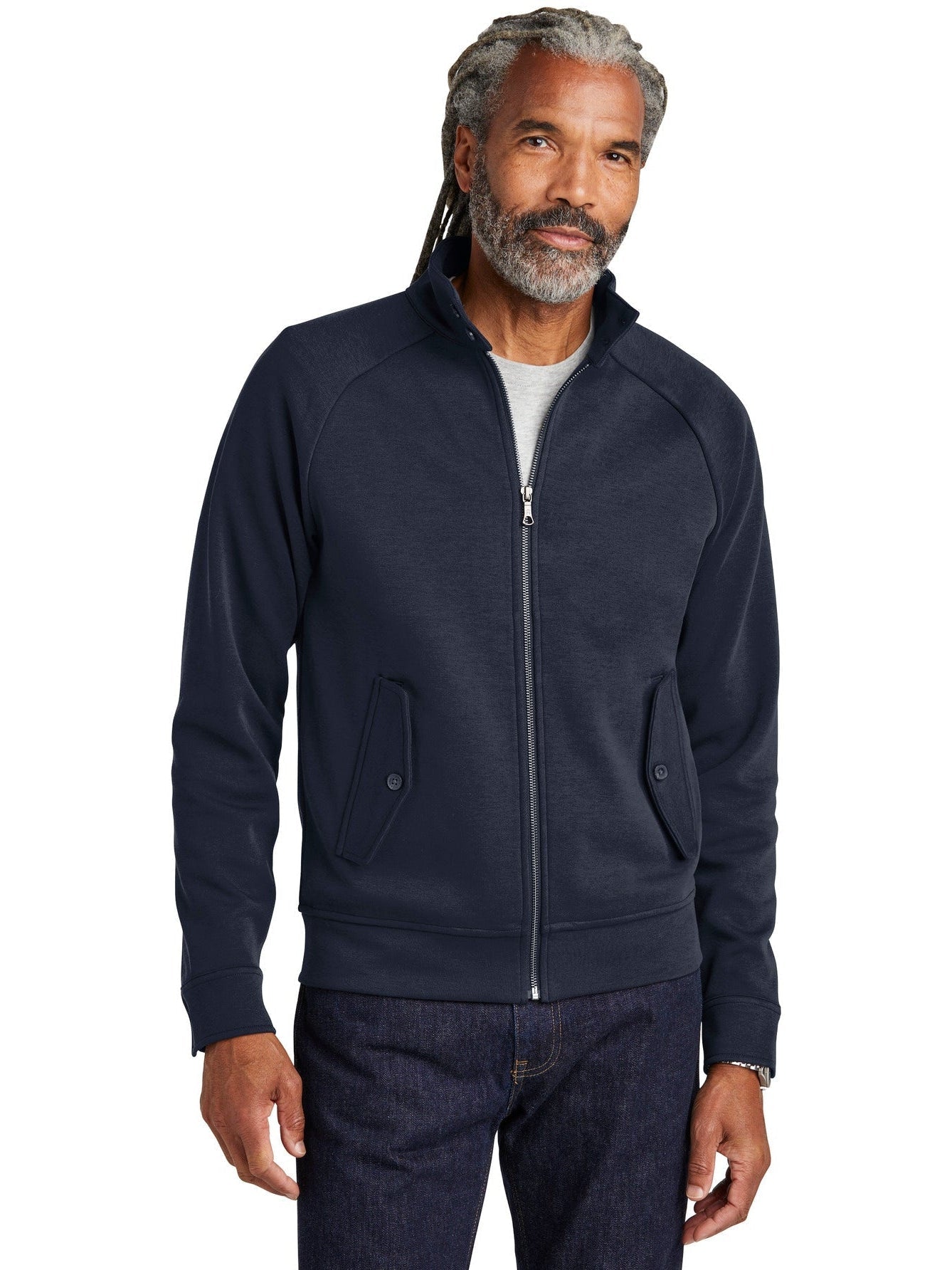 no-logo Brooks Brothers Double-Knit Full-Zip-New-Brooks Brothers-Thread Logic