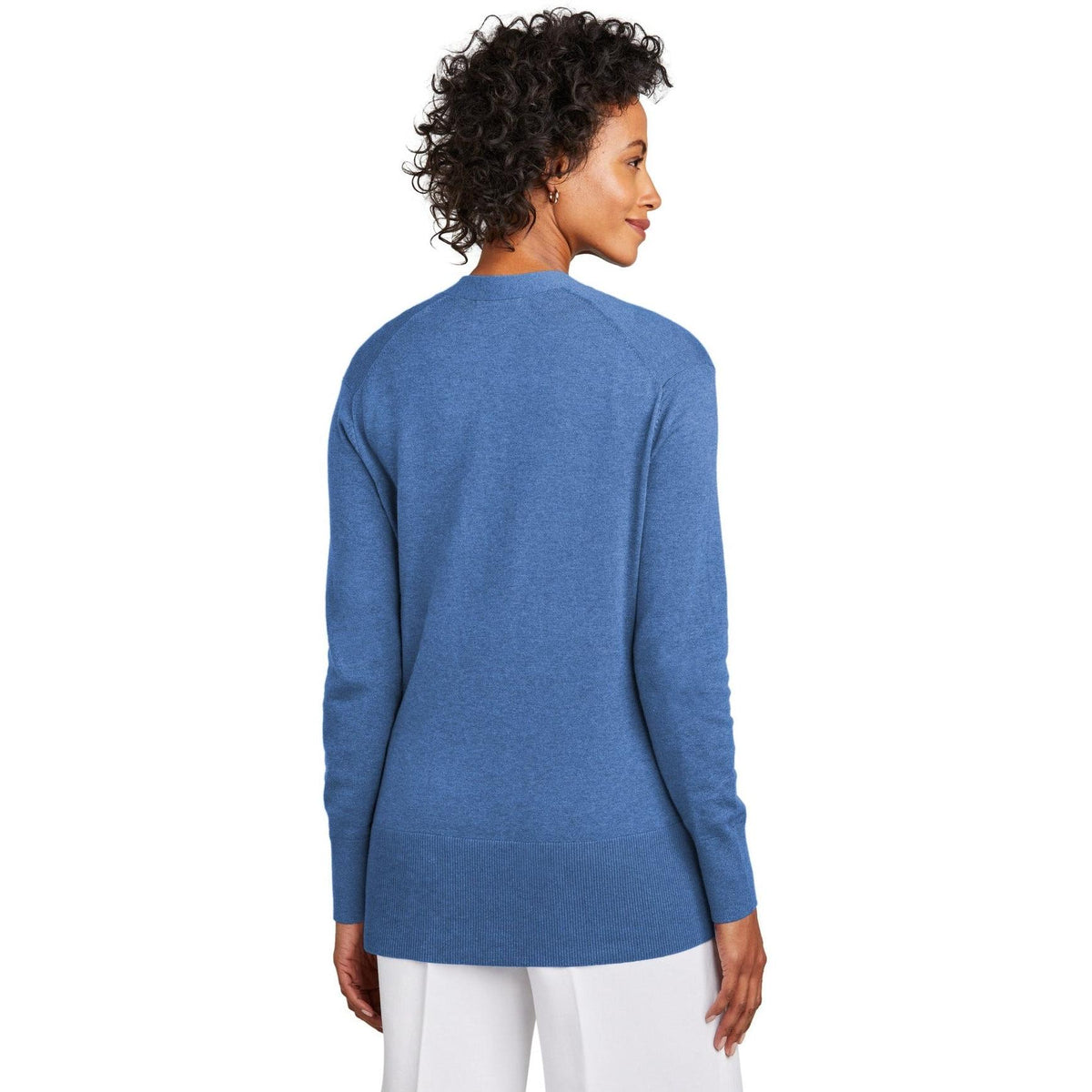 no-logo Brooks Brothers Ladies Cotton Stretch Long Cardigan Sweater-New-Brooks Brothers-Thread Logic