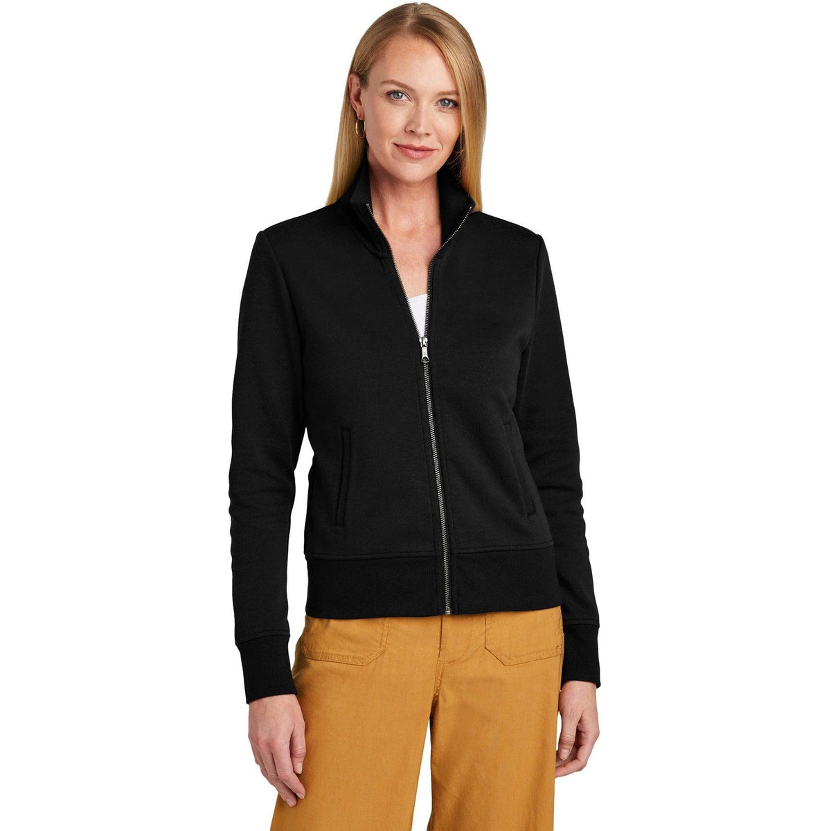 no-logo Brooks Brothers Ladies Double-Knit Full-Zip-New-Brooks Brothers-Thread Logic