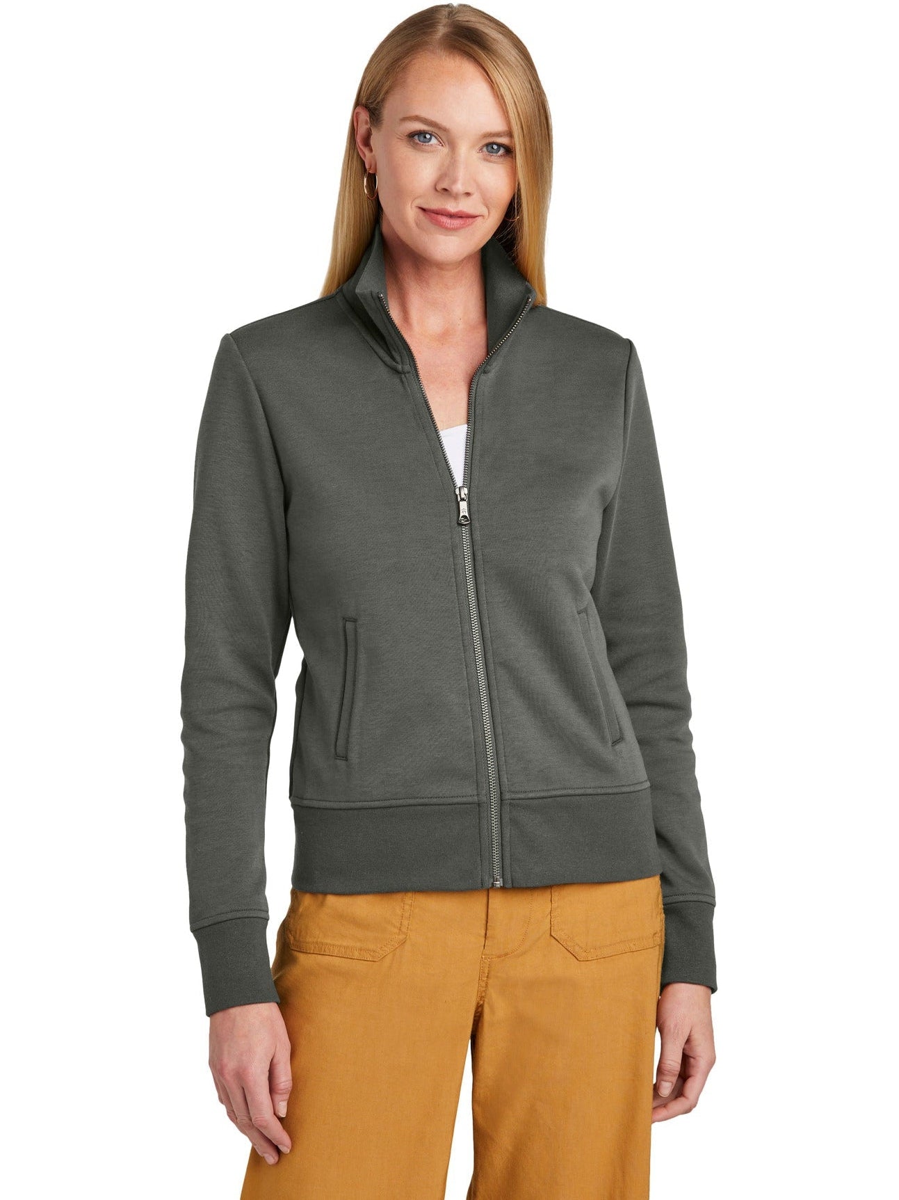 no-logo Brooks Brothers Ladies Double-Knit Full-Zip-New-Brooks Brothers-Thread Logic