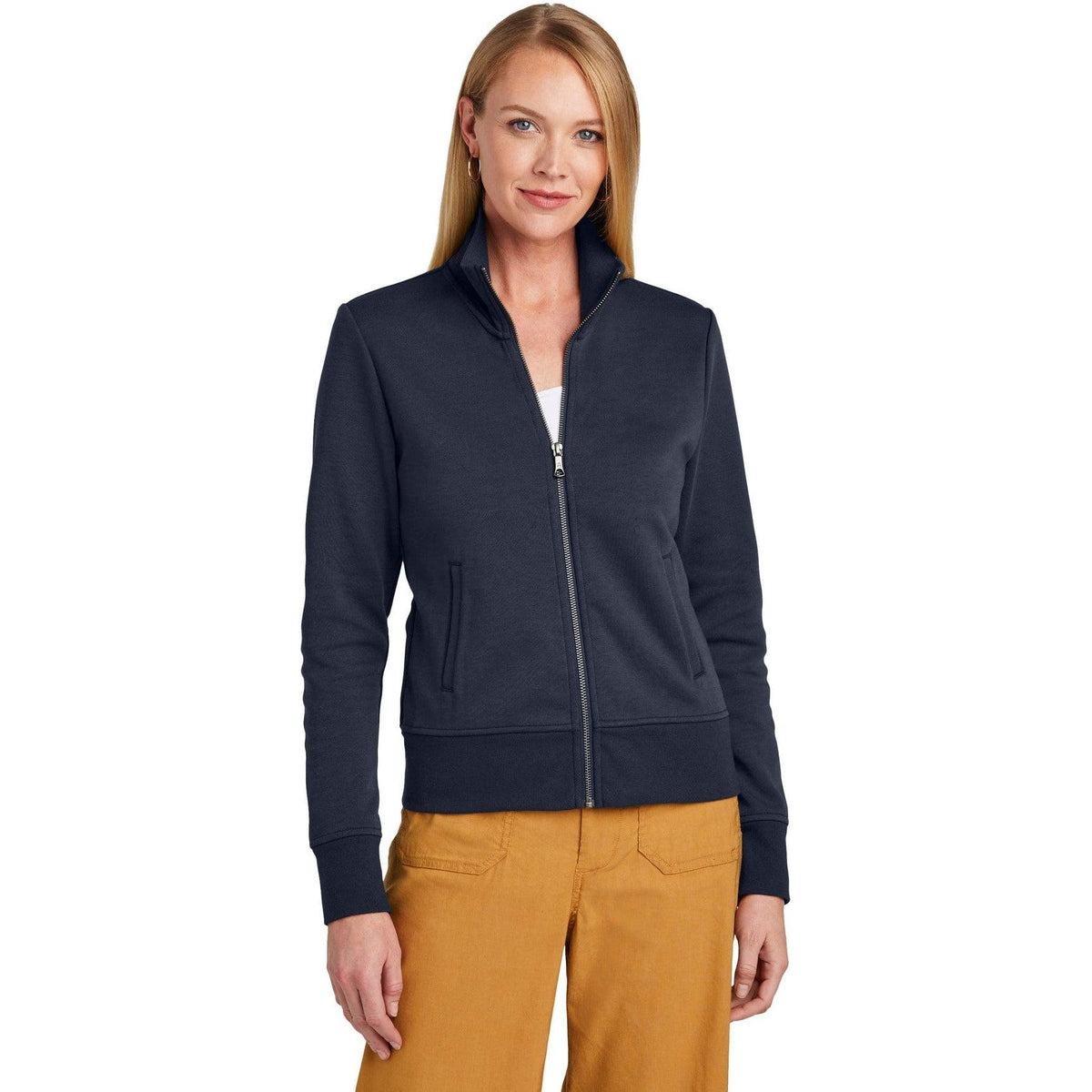 no-logo Brooks Brothers Ladies Double-Knit Full-Zip-New-Brooks Brothers-Thread Logic