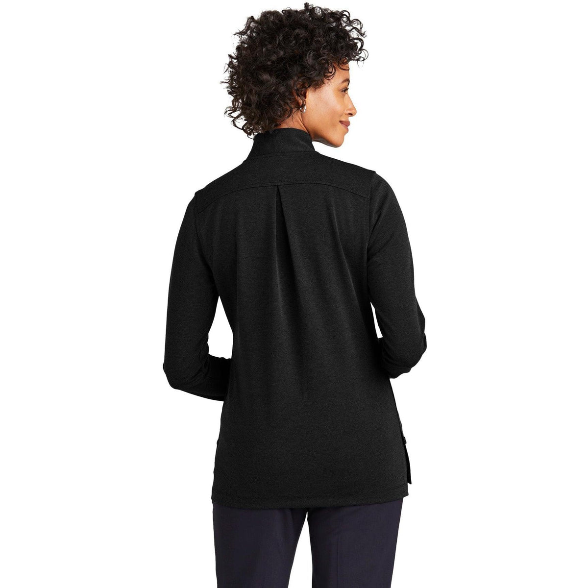 no-logo Brooks Brothers Ladies Mid-Layer Stretch 1/2-Button-New-Brooks Brothers-Thread Logic