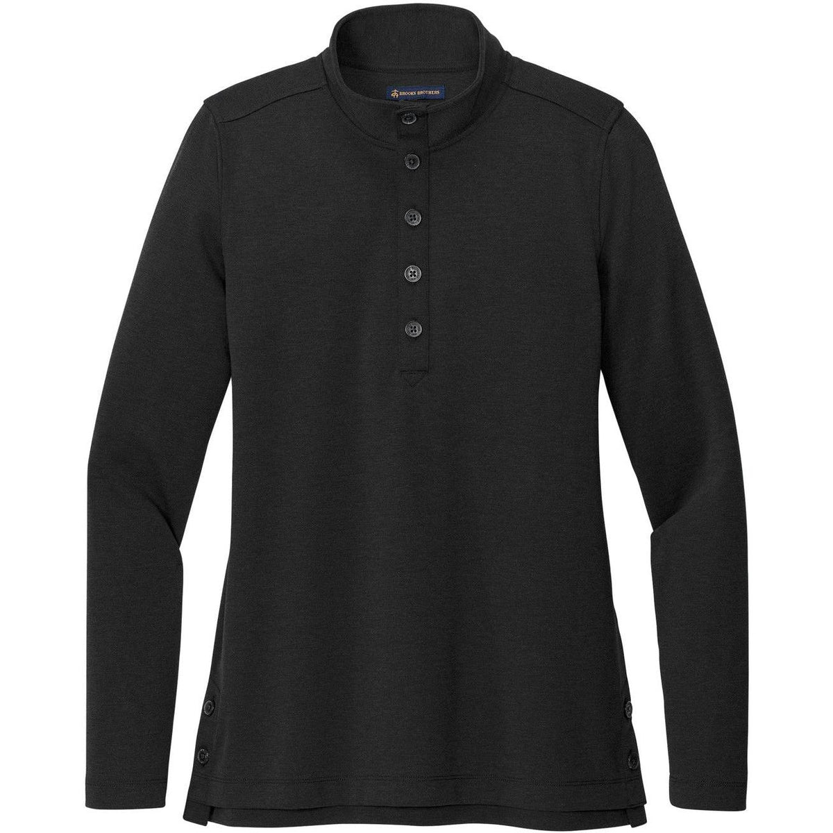 no-logo Brooks Brothers Ladies Mid-Layer Stretch 1/2-Button