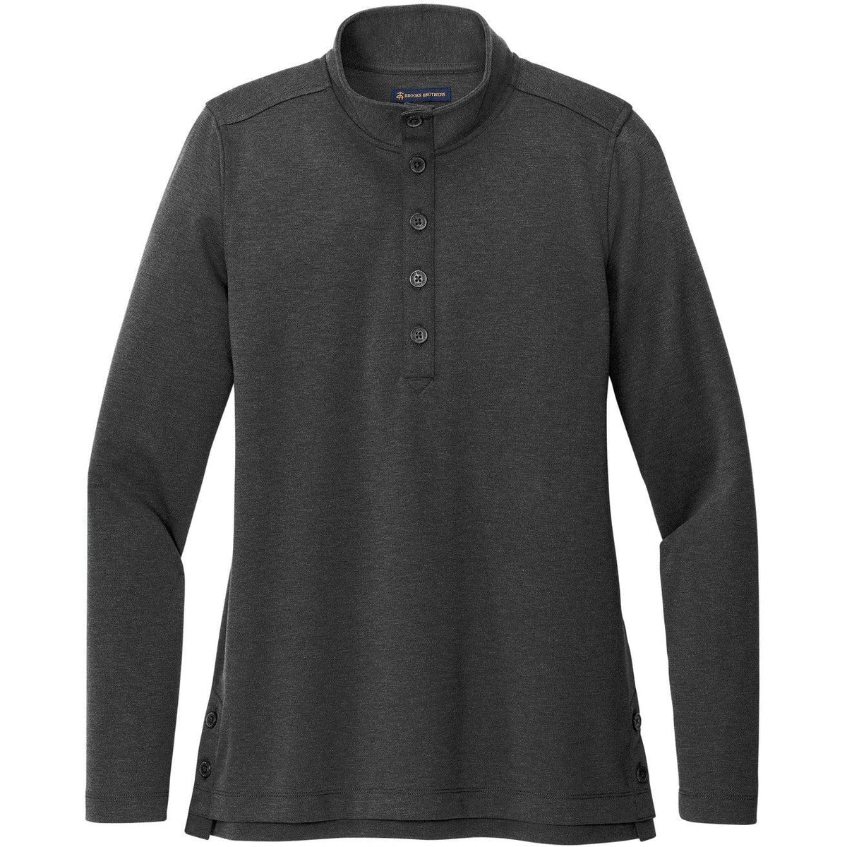 no-logo Brooks Brothers Ladies Mid-Layer Stretch 1/2-Button