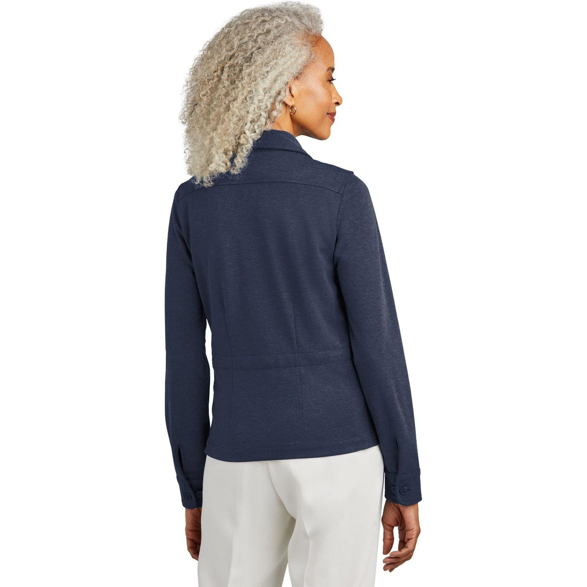 no-logo Brooks Brothers Ladies Mid-Layer Stretch Button Jacket-New-Brooks Brothers-Thread Logic