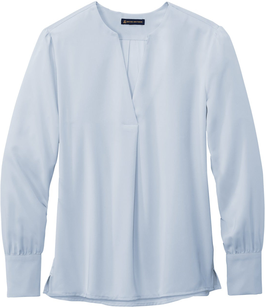 Brooks Brothers Ladies Open-Neck Satin Blouse