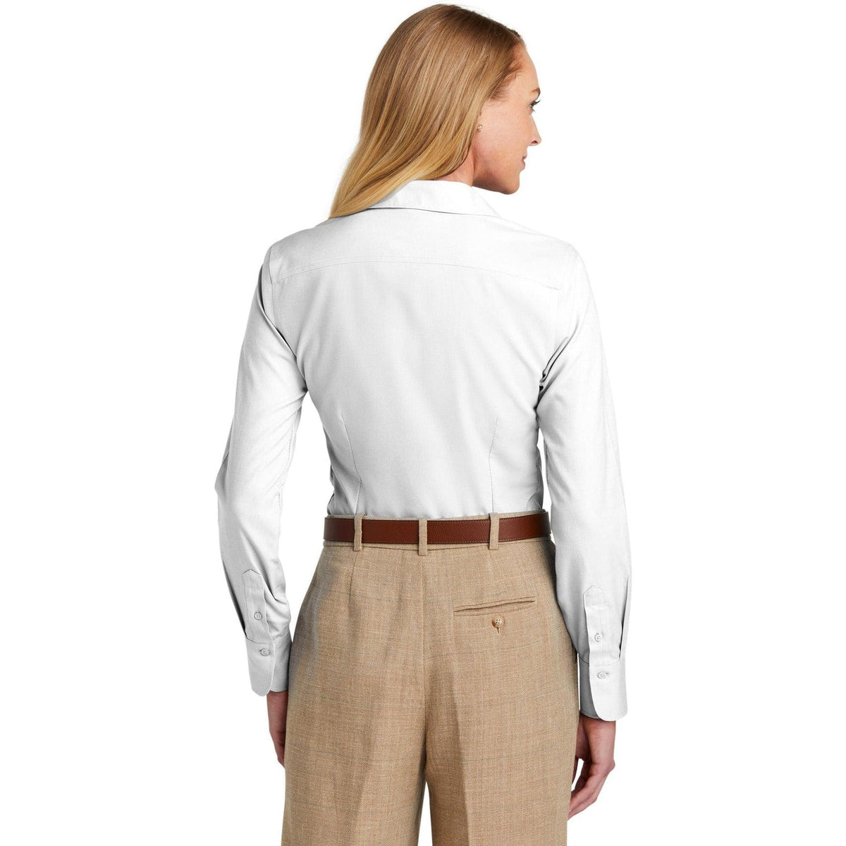 no-logo Brooks Brothers Ladies Wrinkle-Free Stretch Nailhead Shirt-New-Brooks Brothers-Thread Logic