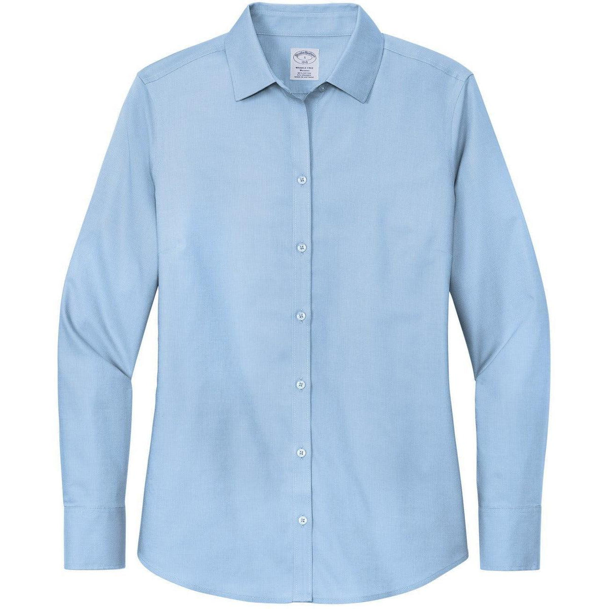 no-logo Brooks Brothers Ladies Wrinkle-Free Stretch Nailhead Shirt