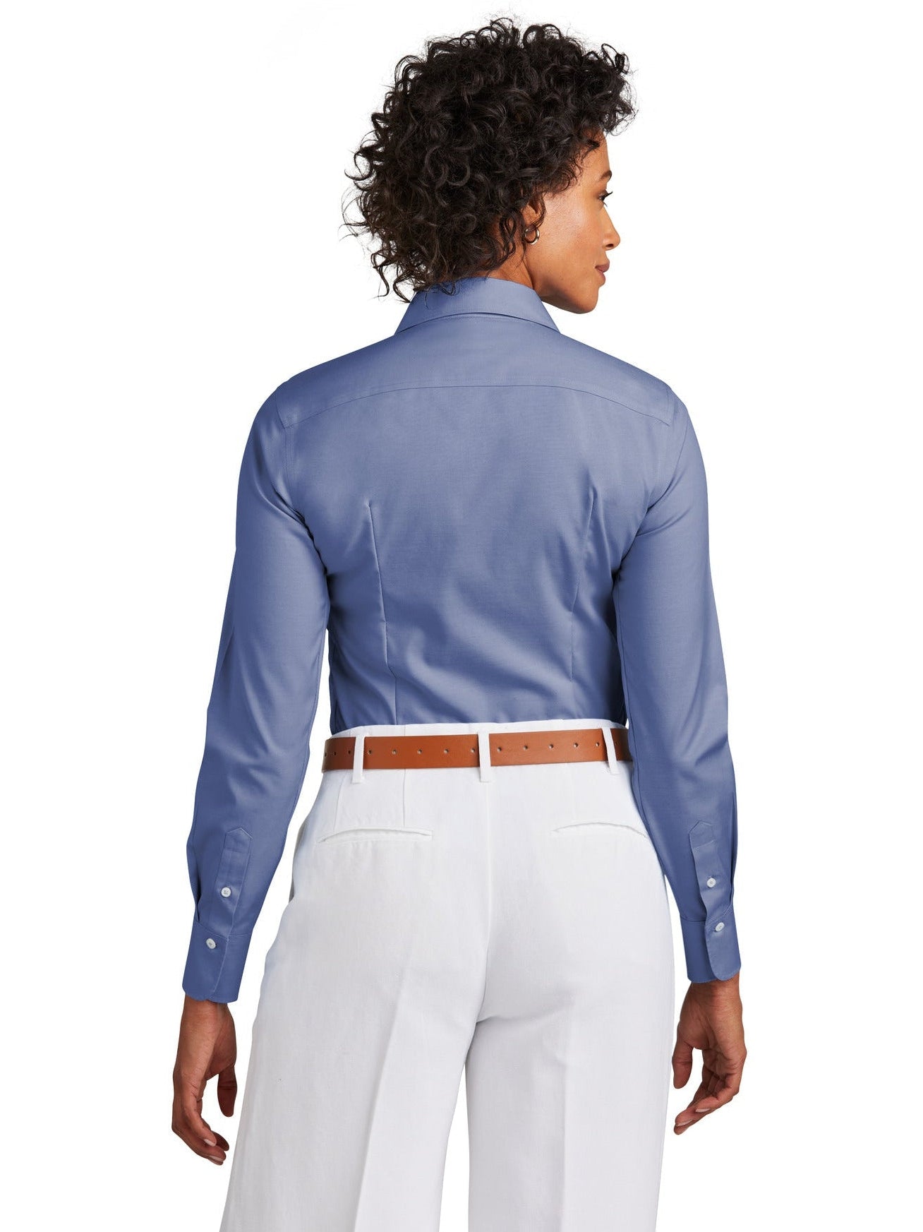 no-logo Brooks Brothers Ladies Wrinkle-Free Stretch Pinpoint Shirt-New-Brooks Brothers-Thread Logic