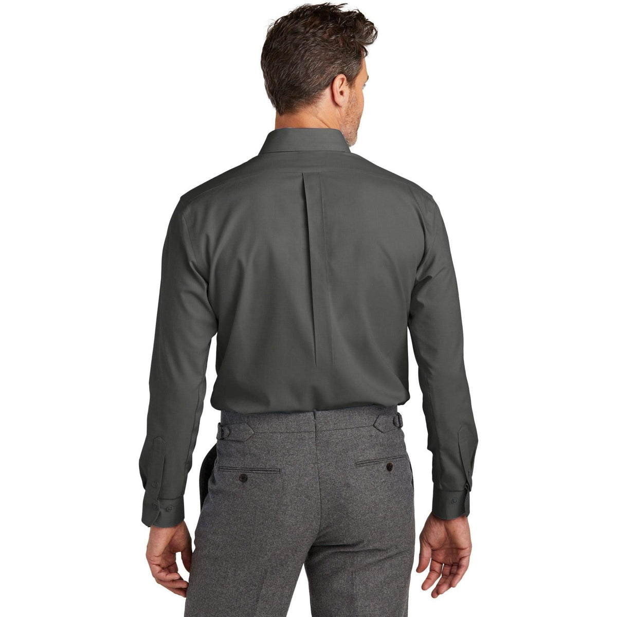 no-logo Brooks Brothers Wrinkle-Free Stretch Nailhead Shirt-New-Brooks Brothers-Thread Logic