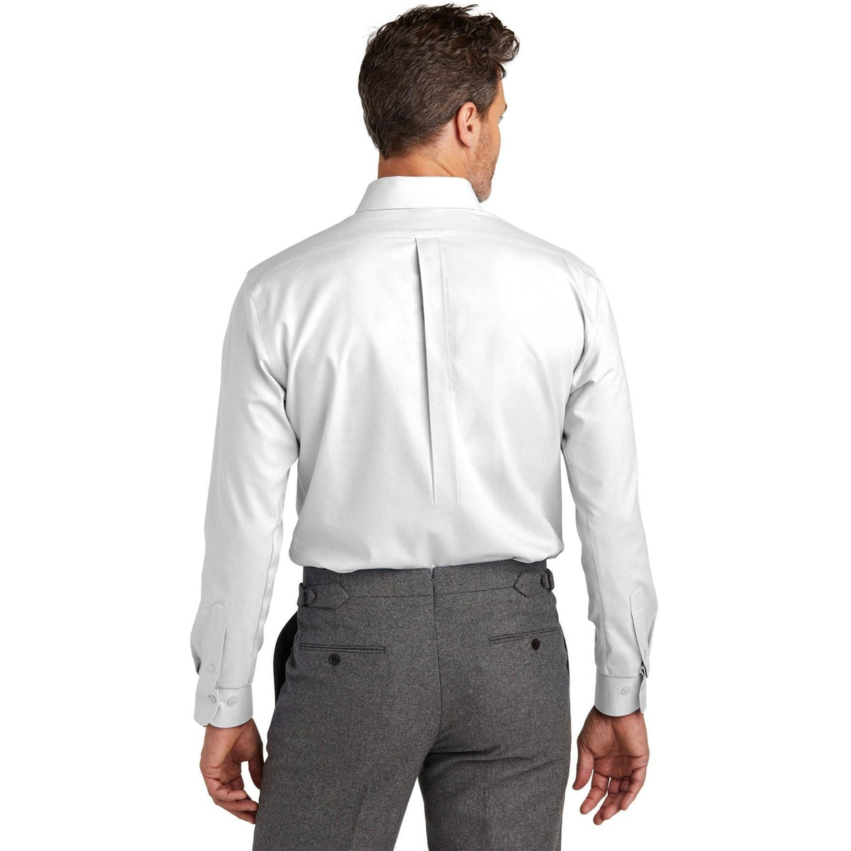 no-logo Brooks Brothers Wrinkle-Free Stretch Nailhead Shirt-New-Brooks Brothers-Thread Logic