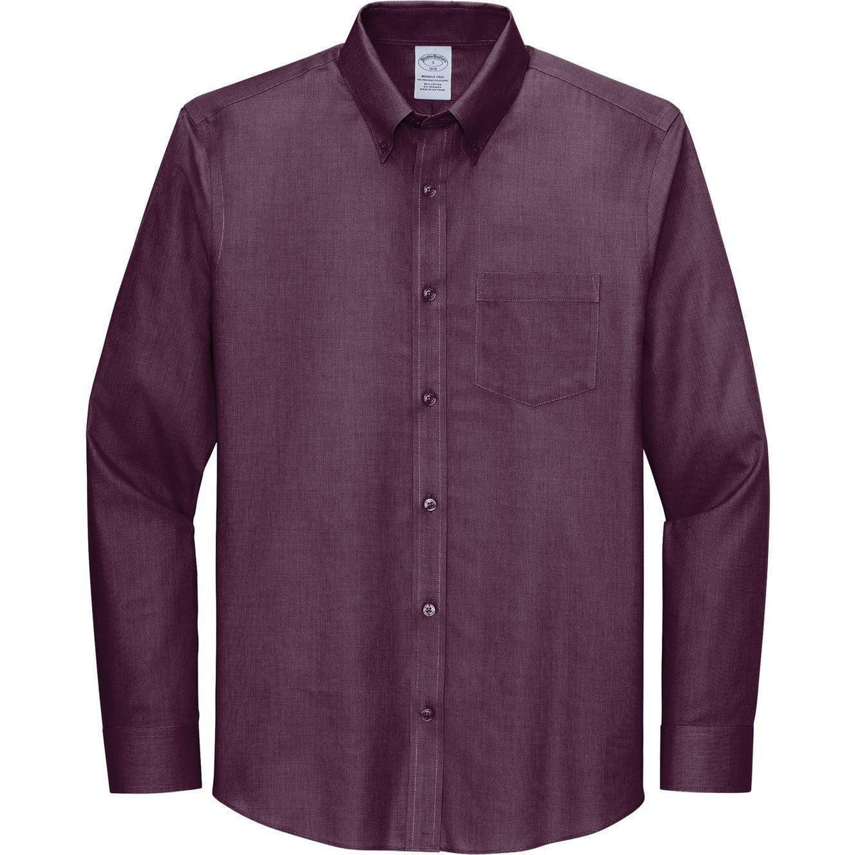 no-logo Brooks Brothers Wrinkle-Free Stretch Nailhead Shirt