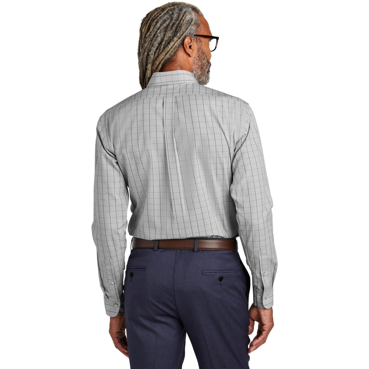 no-logo Brooks Brothers Wrinkle-Free Stretch Patterned Shirt-New-Brooks Brothers-Thread Logic