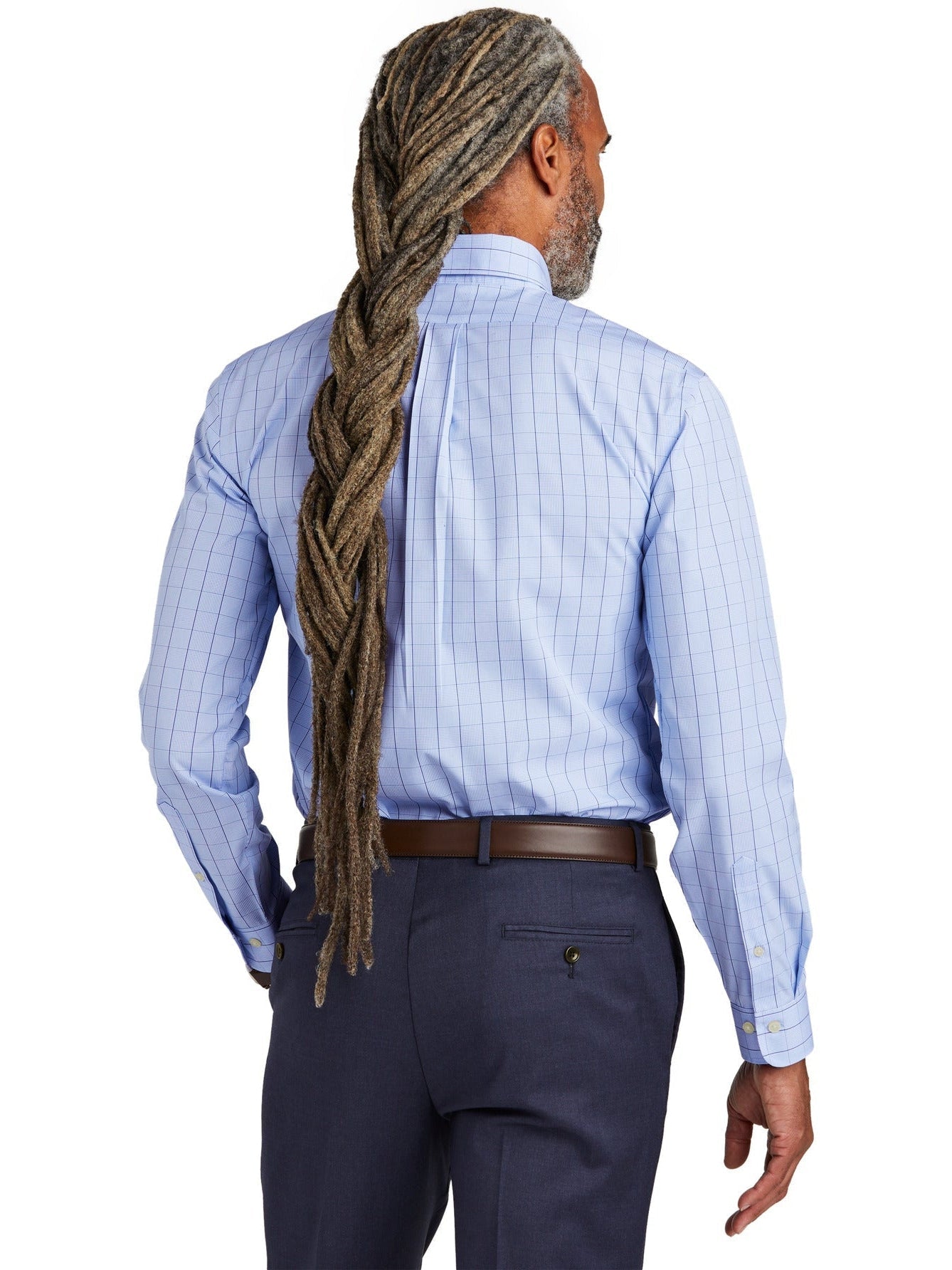 no-logo Brooks Brothers Wrinkle-Free Stretch Patterned Shirt-New-Brooks Brothers-Thread Logic