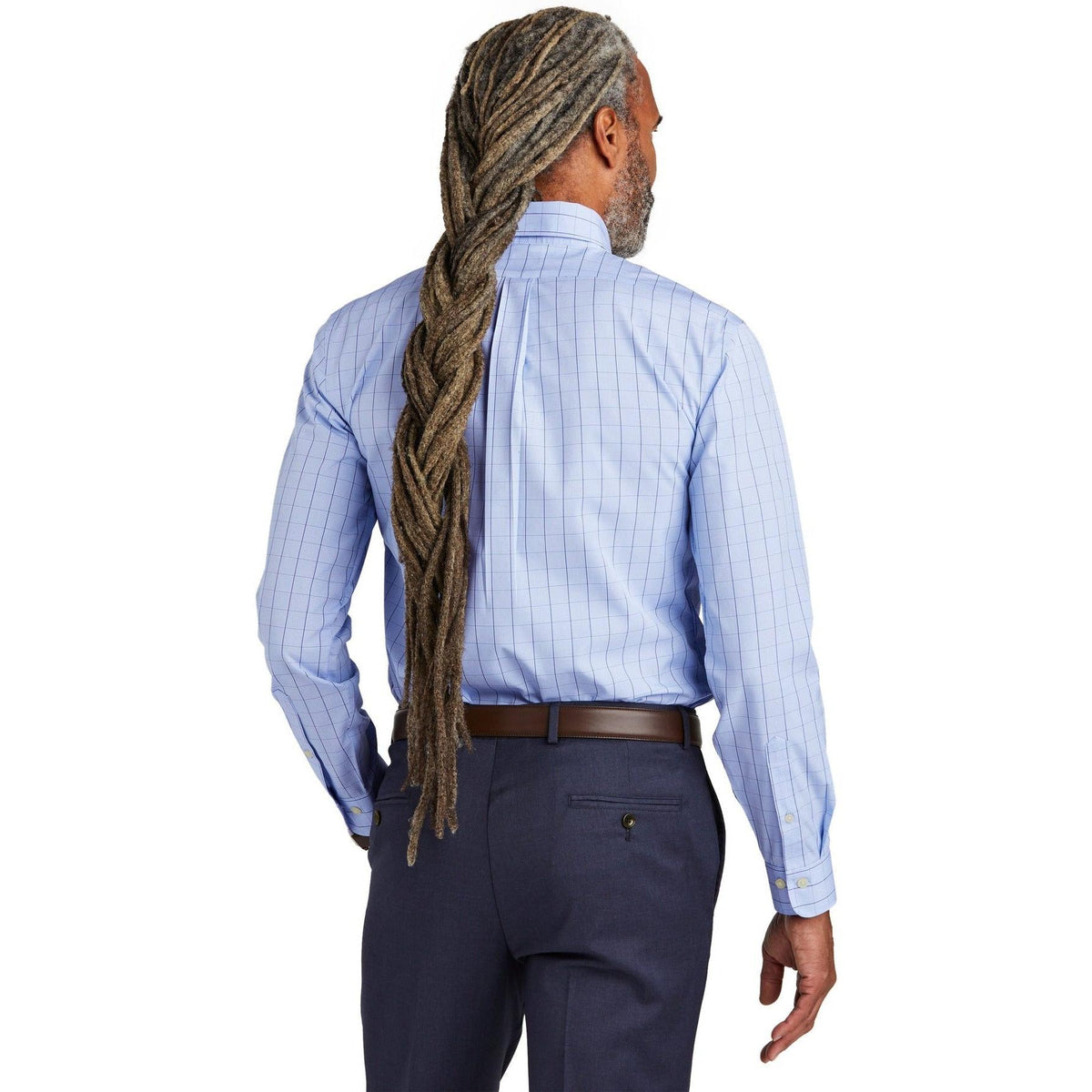 no-logo Brooks Brothers Wrinkle-Free Stretch Patterned Shirt-New-Brooks Brothers-Thread Logic
