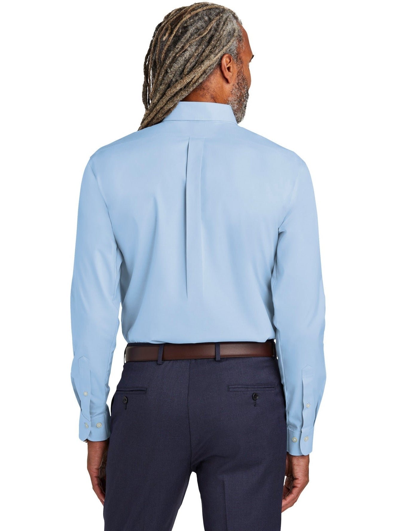 no-logo Brooks Brothers Wrinkle-Free Stretch Pinpoint Shirt-New-Brooks Brothers-Thread Logic