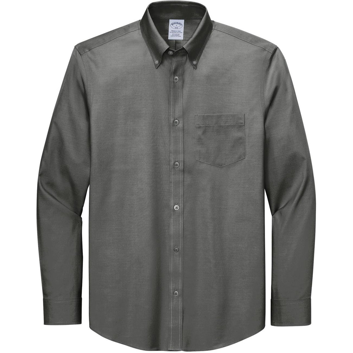 no-logo Brooks Brothers Wrinkle-Free Stretch Pinpoint Shirt