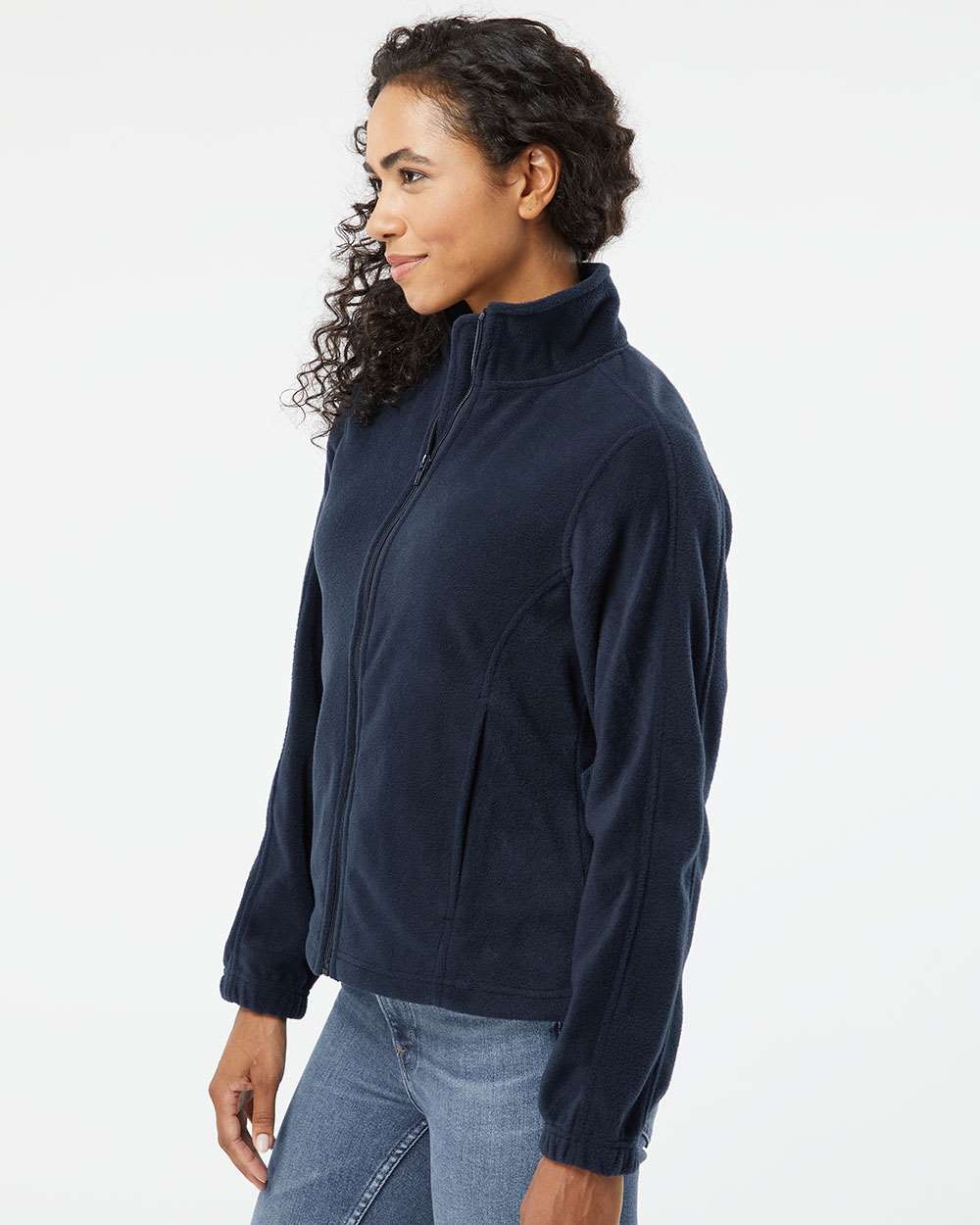 no-logo Burnside Ladies Polar Fleece Full-Zip Jacket-Fleece-Burnside-Thread Logic